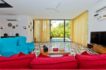 Luxury villa for sale in Vagator — Lpk 10 with swimming pool | 2370  LPK 10 (#2370)  Goa, North, Vagator - Kitchen, living room